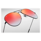 Ray-Ban - RB3025 002/4W - Original Aviator Flash Lenses Gradient - Black - Orange Gradient Flash Lenses - Sunglasses - Eyewear