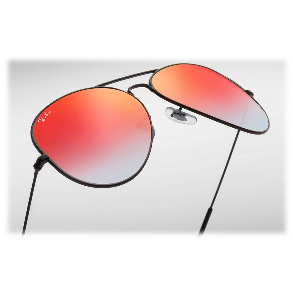Ray-Ban - RB3025 002/4W - Original Aviator Flash Lenses Gradient - Black -  Orange Gradient Flash Lenses - Sunglasses - Eyewear - Avvenice