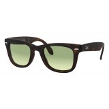 Ray-Ban - RB4105 894/4M - Original Wayfarer Folding Gradient - Tortoise - Green Gradient Lenses - Sunglass - Ray-Ban Eyewear