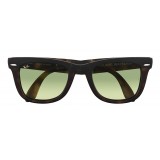 Ray-Ban - RB4105 894/4M - Original Wayfarer Folding Gradient - Tortoise - Green Gradient Lenses - Sunglass - Ray-Ban Eyewear