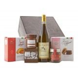 Ventuno - Piemonte Capriccio Dolce Food Box - Krumiri - Gianduiotti - Moscato - Eccellenze Italiane - Gift Box Multisensoriale