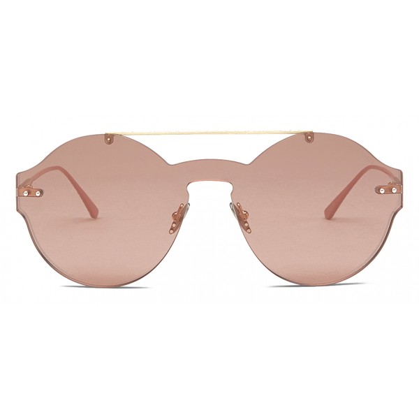 Bottega Veneta - Nylon Classic Sunglasses - Gold Pink - Sunglasses - Bottega Veneta Eyewear