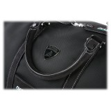 TecknoMonster - Automobili Lamborghini - Aventador S Bag in Carbon Fiber and Alcantara® - Black Carpet Collection