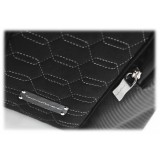 TecknoMonster - Automobili Lamborghini - Zangolo Backpack in Carbon Fiber and Alcantara® - Black Carpet Collection