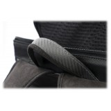 TecknoMonster - Automobili Lamborghini - Zangolo Backpack in Carbon Fiber and Alcantara® - Black Carpet Collection