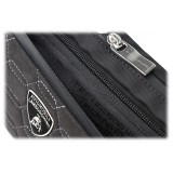 TecknoMonster - Automobili Lamborghini - Zingo Waist Bag in Carbon Fiber and Alcantara® - Black Carpet Collection