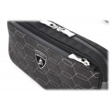 TecknoMonster - Automobili Lamborghini - Zingo Waist Bag in Carbon Fiber and Alcantara® - Black Carpet Collection