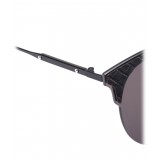 Bottega Veneta - Metal Cat Eye Sunglasses - Black Grey - Sunglasses - Bottega Veneta Eyewear