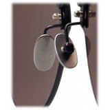 Bottega Veneta - Occhiali da Sole Cat Eye in Metallo - Black Grey - Occhiali da Sole - Bottega Veneta Eyewear