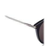 Bottega Veneta - Acetate and Metal Classic Sunglasses - Black - Sunglasses - Bottega Veneta Eyewear