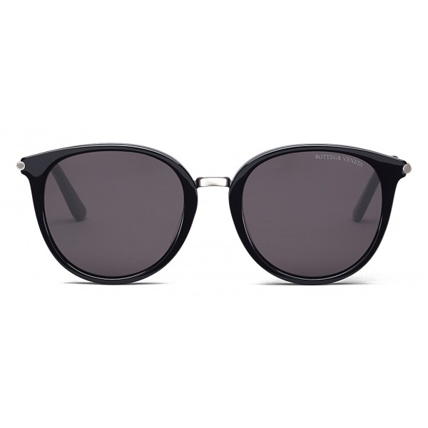 Bottega Veneta - Acetate and Metal Classic Sunglasses - Black - Sunglasses - Bottega Veneta Eyewear