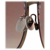 Bottega Veneta - Cross Metal Cat Eye Sunglasses - Bronze - Sunglasses - Bottega Veneta Eyewear