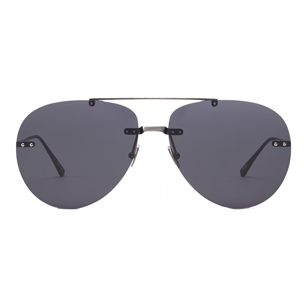 Bottega Veneta - Aviator Sunglasses - Silver - Sunglasses - Bottega Veneta  Eyewear - Avvenice