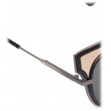 Bottega Veneta - Acetate Transparent Shiny Black Cat Eye Sunglasses - Sunglasses - Bottega Veneta Eyewear