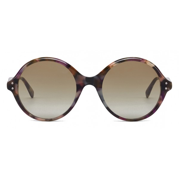 Bottega Veneta - Acetate Round Sunglasses - Multicolor - Sunglasses - Bottega Veneta Eyewear