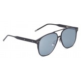 Bottega Veneta - Alluminium Aviator Sunglasses - Black Gray - Sunglasses - Bottega Veneta Eyewear