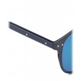 Bottega Veneta - Occhiali da Sole Aviator in Alluminio - Blue - Occhiali da Sole - Bottega Veneta Eyewear