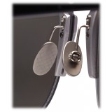 Bottega Veneta - Occhiali da Sole Classic in Alluminio - Grey Black Silver - Occhiali da Sole - Bottega Veneta Eyewear