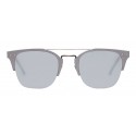 Bottega Veneta - Alluminium Classic Sunglasses - Black Gray Silver - Sunglasses - Bottega Veneta Eyewear
