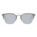 Bottega Veneta - Occhiali da Sole Classic in Alluminio - Grey Black Silver - Occhiali da Sole - Bottega Veneta Eyewear