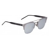Bottega Veneta - Alluminium Classic Sunglasses - Black Gray Silver - Sunglasses - Bottega Veneta Eyewear