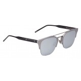 Bottega Veneta - Occhiali da Sole Classic in Alluminio - Grey Black Silver - Occhiali da Sole - Bottega Veneta Eyewear