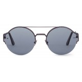 Bottega Veneta - Occhiali da Sole Classici in Metallo Brunished con Lenti Fumo - Occhiali da Sole - Bottega Veneta Eyewear