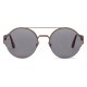 Bottega Veneta - Metal Classic Sunglasses Brunished - Antique Brass - Sunglasses - Bottega Veneta Eyewear