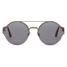 Bottega Veneta - Metal Classic Sunglasses Brunished - Antique Brass - Sunglasses - Bottega Veneta Eyewear