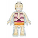 Fame Master - Uomo di Mattoncini - Clear - 4D Master - Mighty Jaxx - Jason Freeny - Body Anatomy - XX Ray - Art Toys
