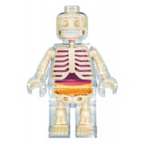 Fame Master - Brick Man - Clear - 4D Master - Mighty Jaxx - Jason Freeny - Body Anatomy - XX Ray - Art Toys