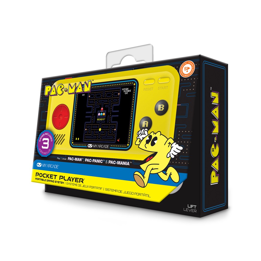 My Arcade Dgunl-3227 Mini Video Game Pac-man 3 Em 1, My Arcade, Amarelo E  Preto - Windows : : Games e Consoles