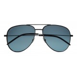 Yves Saint Laurent - Classic SL 11 Aviator Sunglasses with Double Brass Bridge and Nylon Lenses - Black - Saint Laurent Eyewear