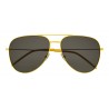 Yves Saint Laurent - Occhiali da Sole Classic SL 11 Aviator con Doppio Ponte in Metallo - Marrone - Saint Laurent Eyewear