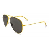 Yves Saint Laurent - Classic SL 11 Aviator Sunglasses with Double Metal Bridge - Brown - Saint Laurent Eyewear