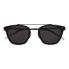 Yves Saint Laurent - Classic SL 28 Metal Sunglasses with Rounded Square Frame - Black Matt - Saint Laurent Eyewear