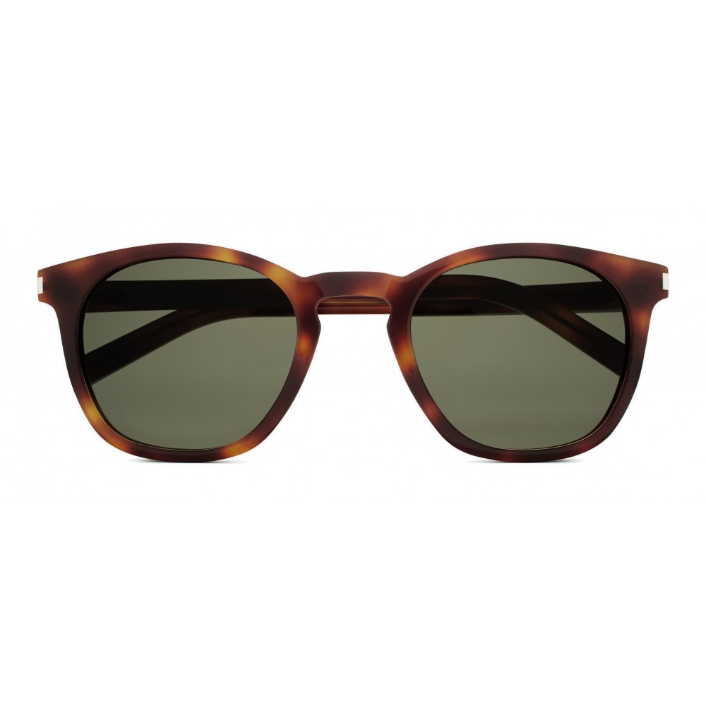 Sl 28 slim round acetate sunglasses - Saint Laurent - Women | Luisaviaroma