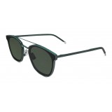 Yves Saint Laurent - Classic SL 28 Metal Sunglasses with Rounded Square Frame - Green - Saint Laurent Eyewear