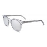 Yves Saint Laurent - Classic SL 28 Sunglasses with Rounded Square Frame - Transparent - Saint Laurent Eyewear