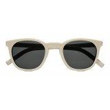Yves Saint Laurent - Classic SL 28 Sunglasses with Rounded Square Frame - Cream - Saint Laurent Eyewear