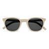 Yves Saint Laurent - Occhiali da Sole Classic SL 28 con Montatura Quadrata Arrotondata - Crema - Saint Laurent Eyewear