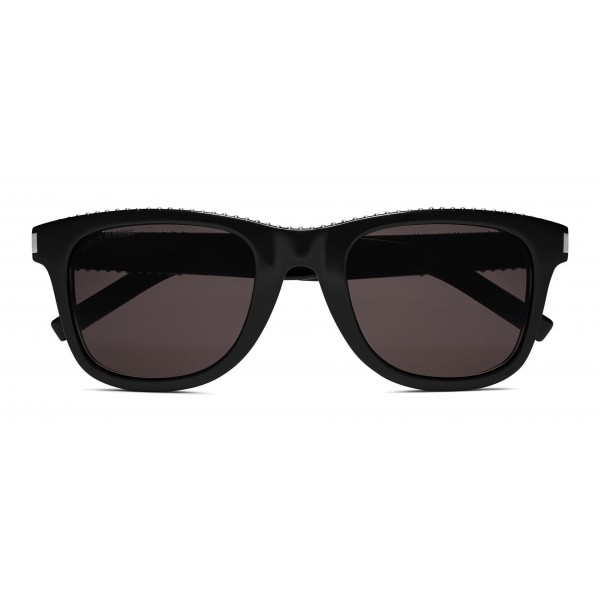 Yves Saint Laurent - Classic SL 51 Studs Square Wellington Frame Sunglasses - Black - Saint Laurent Eyewear