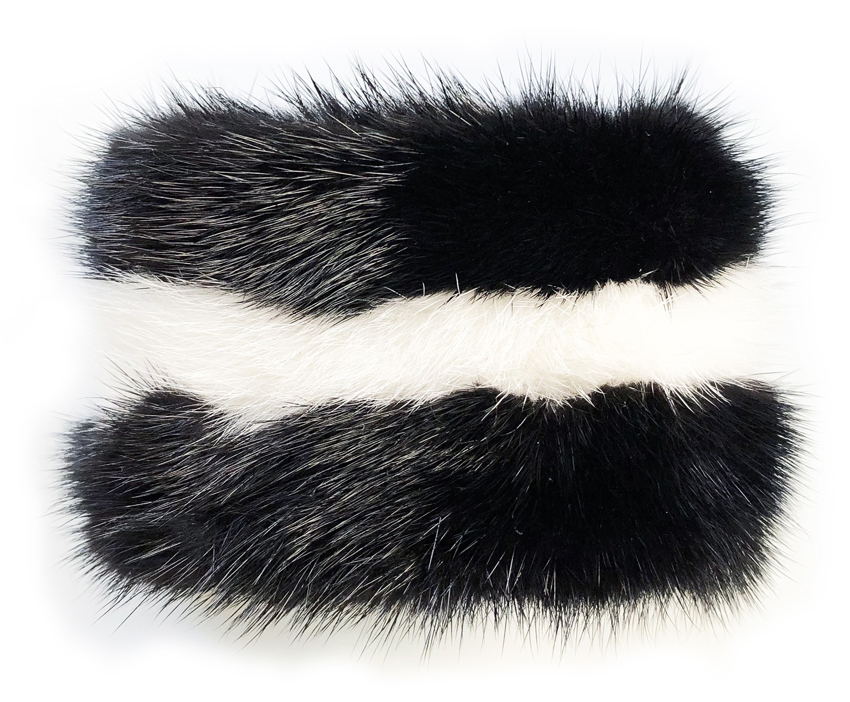 Dolce Cabo Fox Fur Keychain One Size / Black