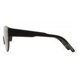 Balenciaga - Ski Cat Sunglasses in Black Acetate with Black Lenses - Sunglasses - Balenciaga Eyewear