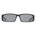 Balenciaga - Neo Square Sunglasses in Black Acetate with Black Lenses - Sunglasses - Balenciaga Eyewear