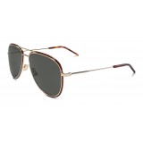 Yves Saint Laurent - Classic SL 294 Aviator Sunglasses with Double Metal Bridge - Gold - Saint Laurent Eyewear