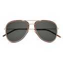 saint laurent sl294 silver black sunglasses