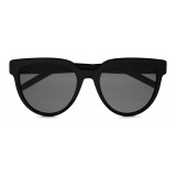 Yves Saint Laurent - Occhiali da Sole Monogramme SL M28 Cat Eye con Aste in Acetato - Nero - Saint Laurent Eyewear