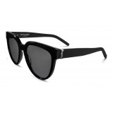 Yves Saint Laurent - Monogramme SL M28 Cat Eye Sunglasses with Nylon Lenses and Acetate Temples - Black - Saint Laurent Eyewear
