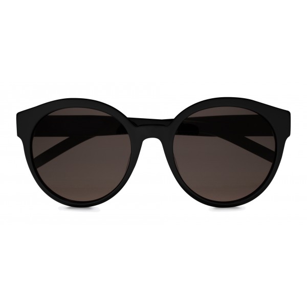 Yves Saint Laurent - Occhiali da Sole Monogramme SL M31 Cat Eye con Aste in Acetato - Nero Brillante - Saint Laurent Eyewear